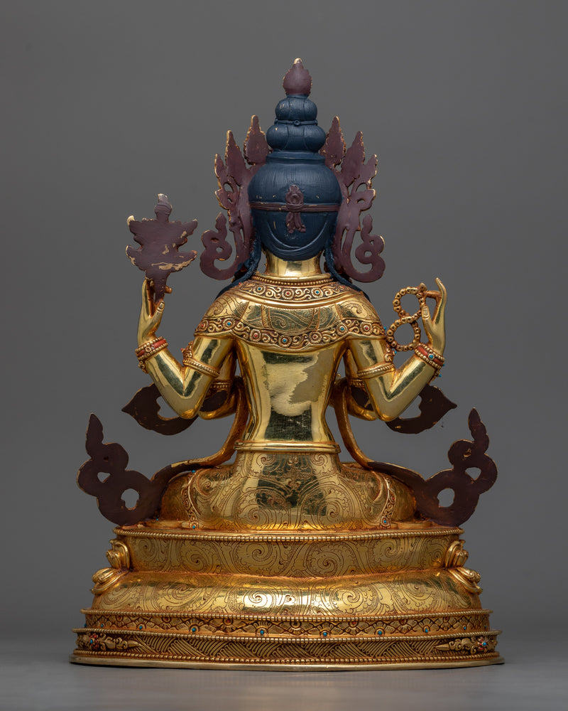 Chenrezig Bodhisattva Grandeur | Traditional Artwork