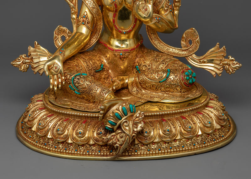 Mother Green Tara Beautiful Sculpture | Sanctuary of Compassion