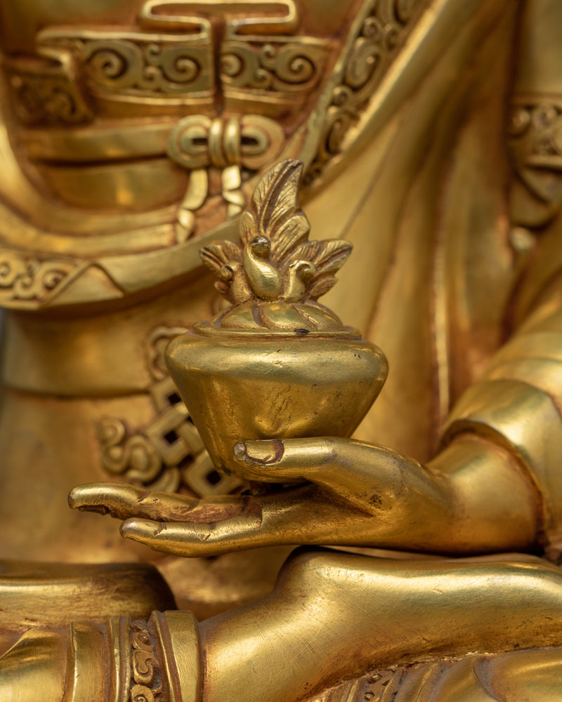 The Guru Medicine Buddha in 24K Gold Radiance | Healing Light