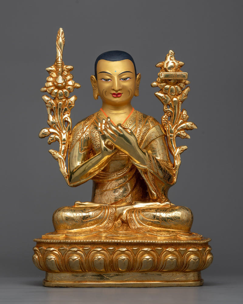 Tsongkhapa with Disciples Sculpture Set | Beacon of Wisdom and Enlightenment