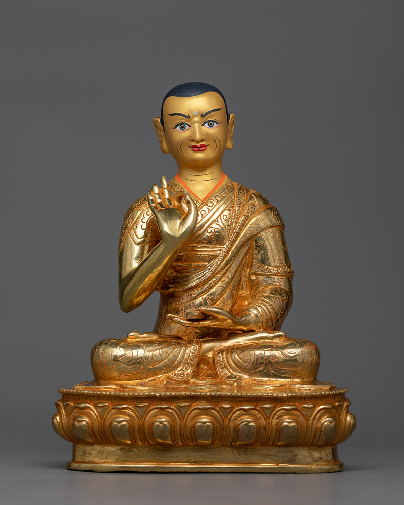 Tsongkhapa with Disciples Sculpture Set | Beacon of Wisdom and Enlightenment