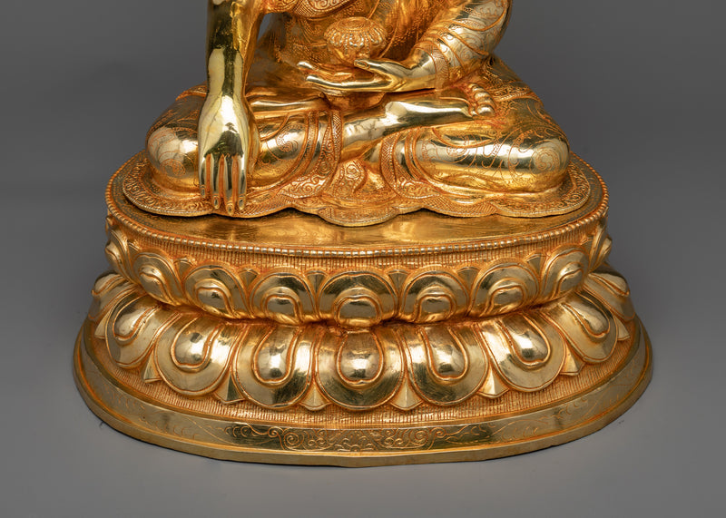 Guru Shakyamuni Buddha Sculpture | Radiance of Awakening