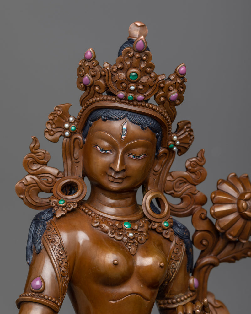 The Beautiful Standing White Tara | Emanation of Serenity