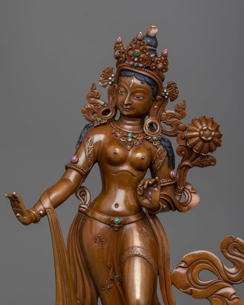 The Beautiful Standing White Tara | Emanation of Serenity