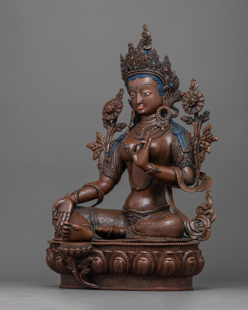 mother-arya-green-tara-sculpture