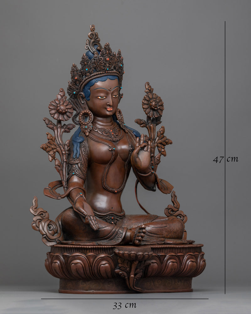 mother-arya-green-tara-sculpture