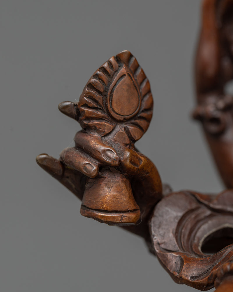 The Vasu Dhara Sculpture in Timeless Copper | Abundance in Oxidation