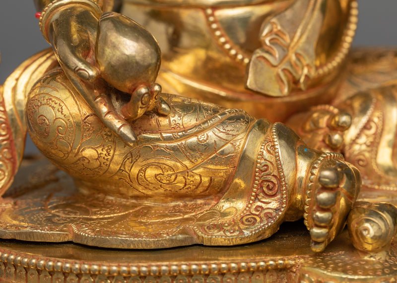 The Zambhala Gilt Sculpture in 24K Gold | Wealth in Every Grain