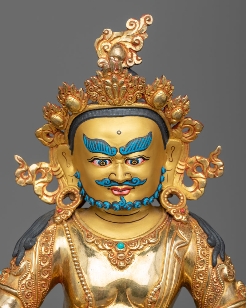 Zambhala Gilt Sculpture