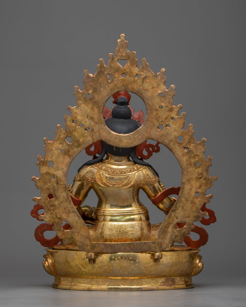 The Zambhala Gilt Sculpture in 24K Gold | Wealth in Every Grain