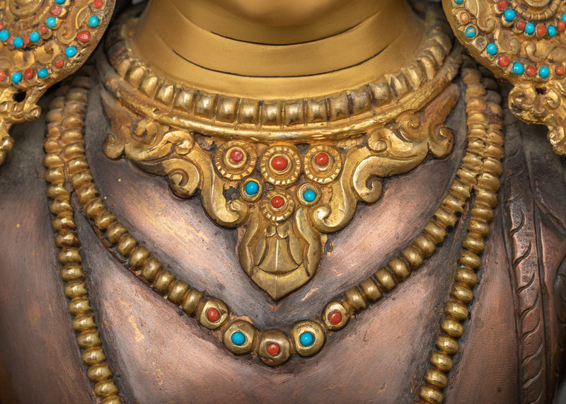 Vajrasattva Copper Sculpture | The essence of Purification