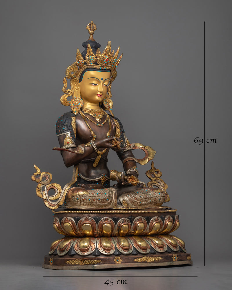 vajrasattva-copper sculpture