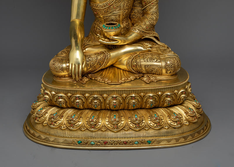 Beautiful Statue of Shakyamuni Buddha | Radiance of Enlightenment