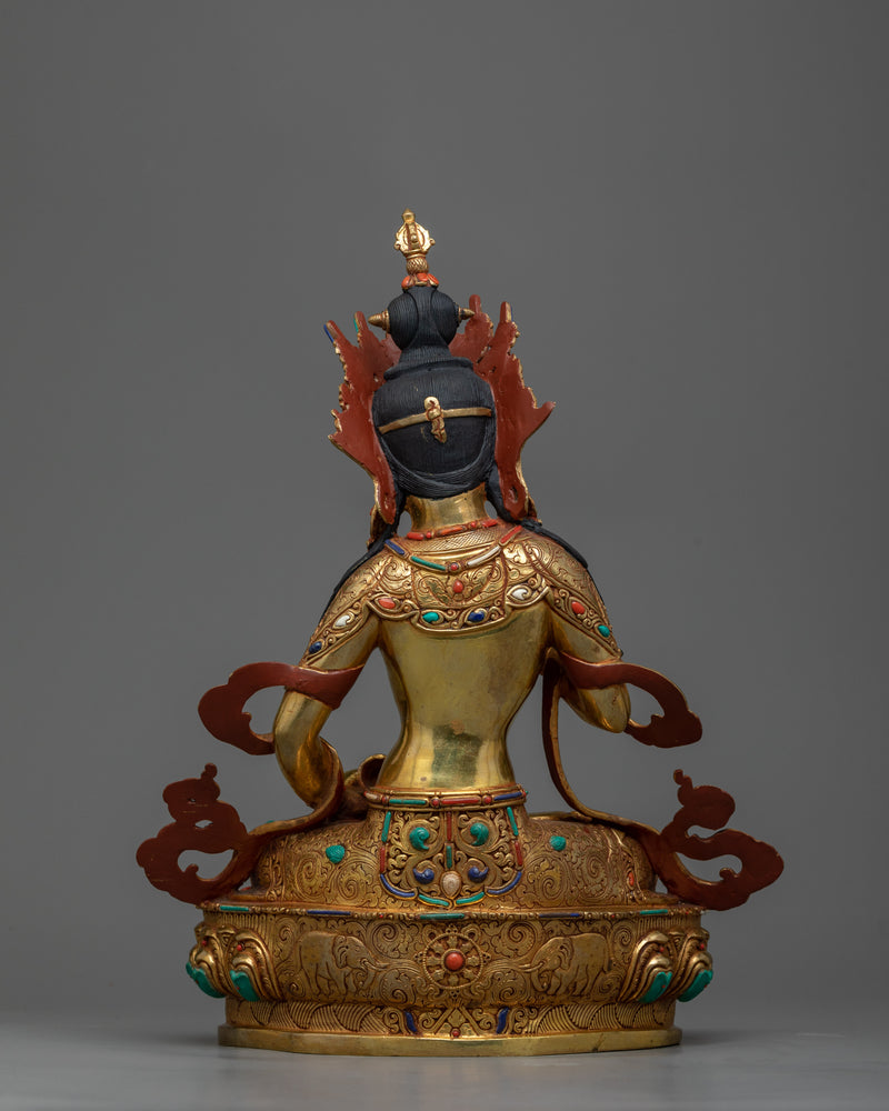 Five Bodhisattva Set: Chenrezig, Vajrasattva, Manjushri, Green Tara, Amitayus | Himalayan Artwork