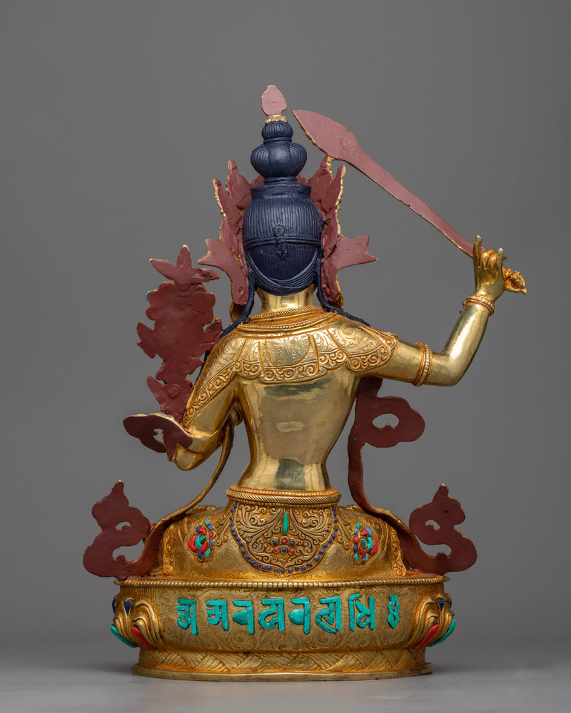 The Bodhisattva Manjushri Idol | Wisdom's Radiance