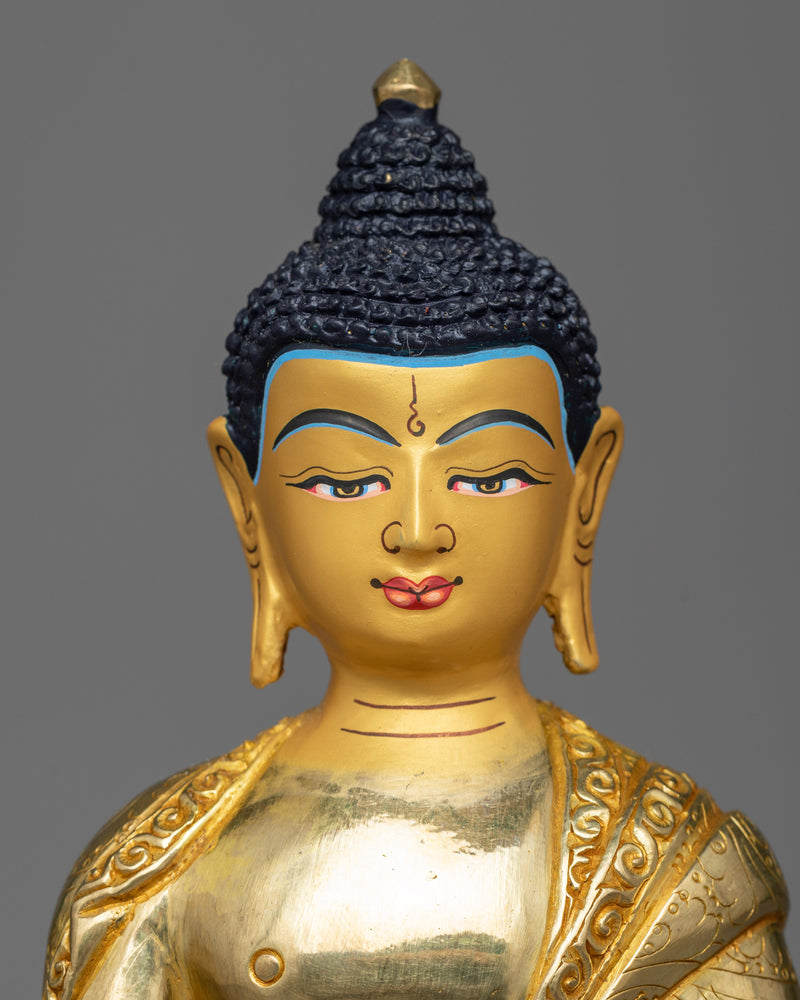 historical buddha gilt statue