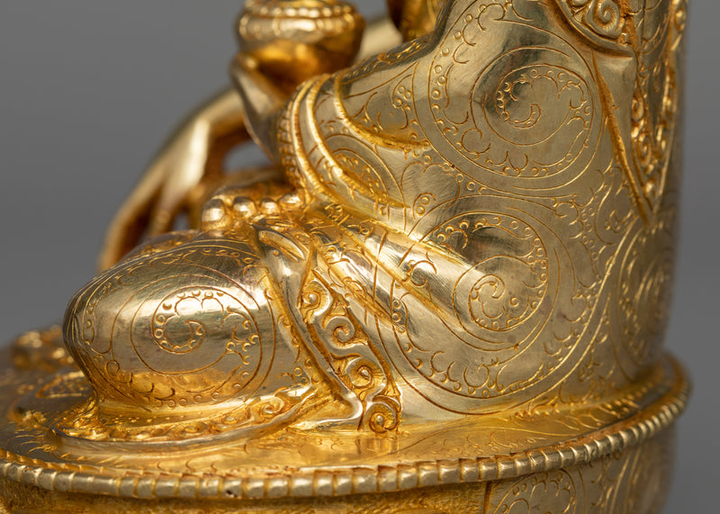 Historical Buddha Gilt Statue | Nepalese Hand-crafted Sculptures