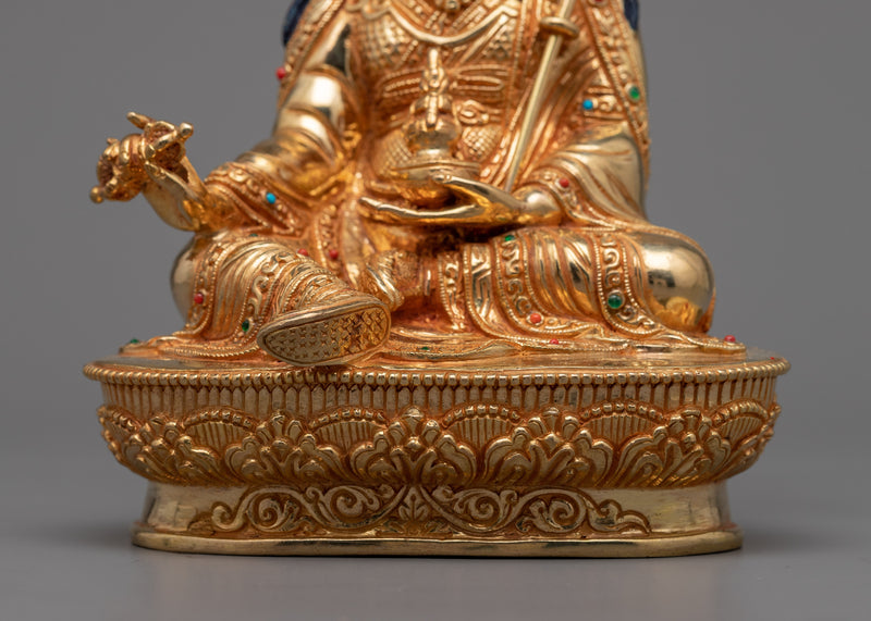 Guru Rinpoche Spiritual Sculpture | Hand-crafted Traditional Artwork