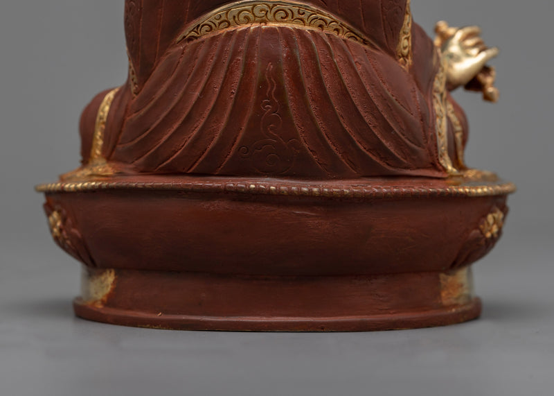 Sacred Guru Rinpoche Sculpture for Guidance and Protection | Himalayan Artwork