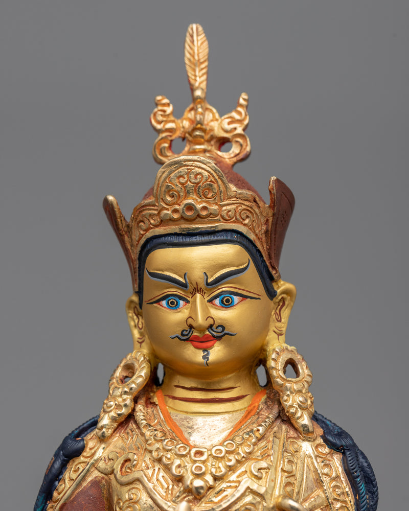 scared guru-rinpoche sculpture