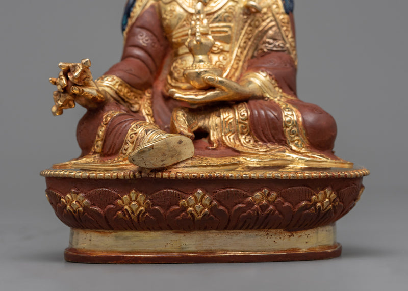 Sacred Guru Rinpoche Sculpture for Guidance and Protection | Himalayan Artwork