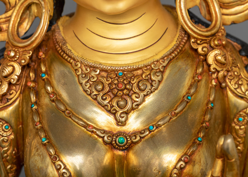 Serene Green Tara Sculpture | Sanctuary of Compassion