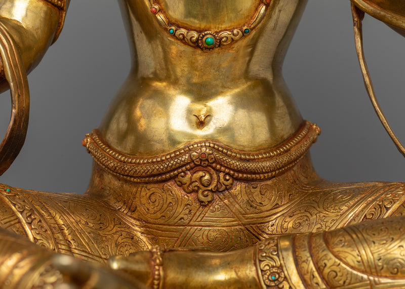 Serene Green Tara Sculpture | Sanctuary of Compassion