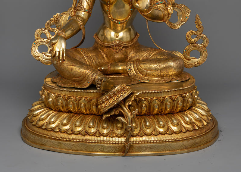 Serene Green Tara Sculpture | Sanctuary of Compassion