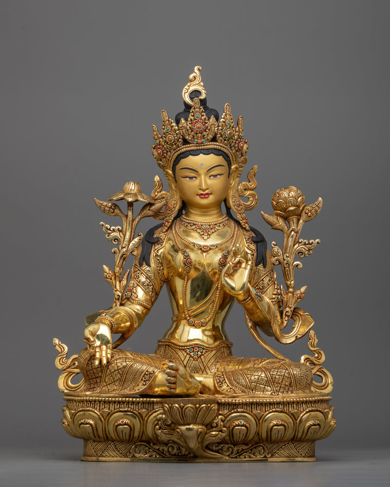 Six Bodhisattva Set in 24K Gold | Sanctuary of Enlightenment