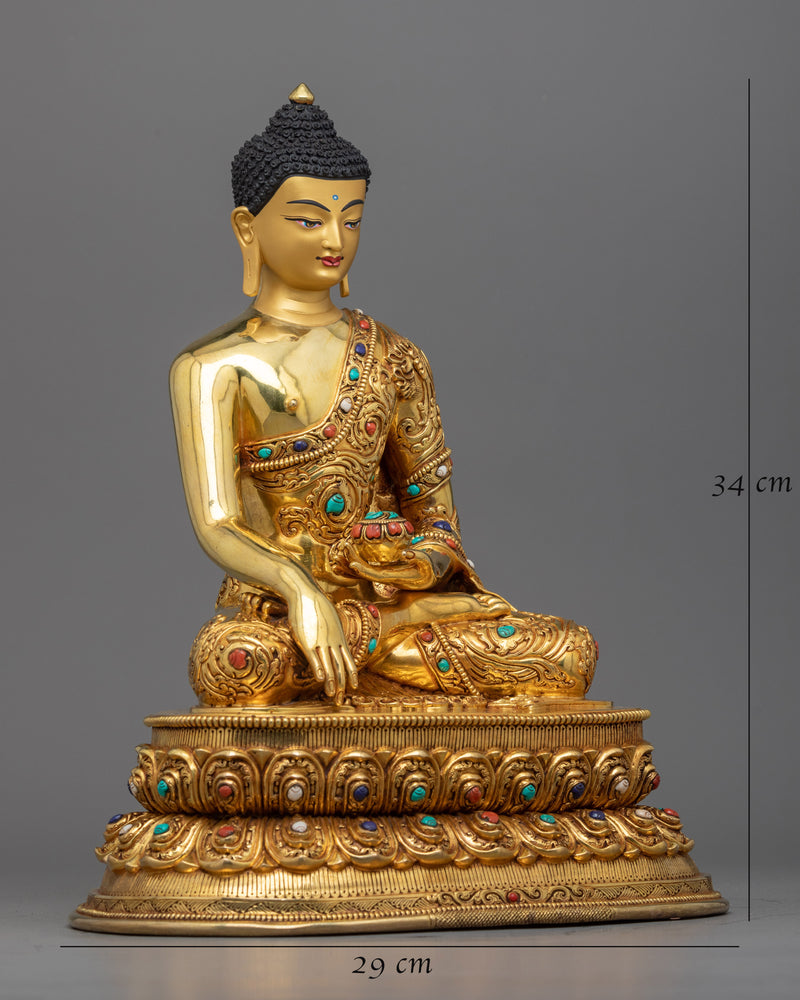 shakyamuni-buddha with elongated ear