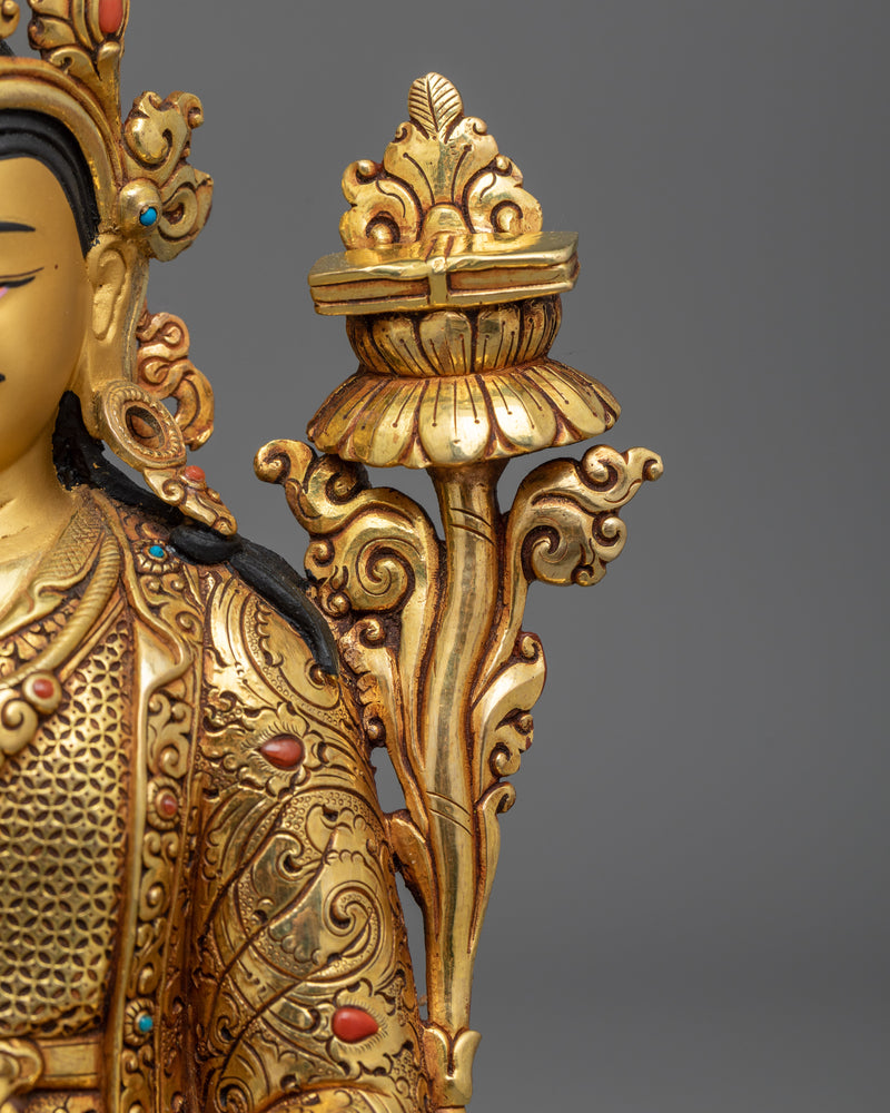 Guru Rinpoche with Trisong Detsen & Santaraksita Sculpture Set | Foundations of Tibetan Buddhism