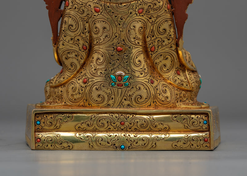 Guru Rinpoche with Trisong Detsen & Santaraksita Sculpture Set | Foundations of Tibetan Buddhism