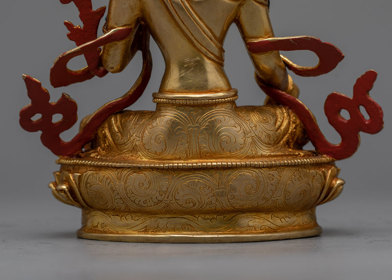 Radiant Red Tara Sculpture | A Beacon of Feminine Power