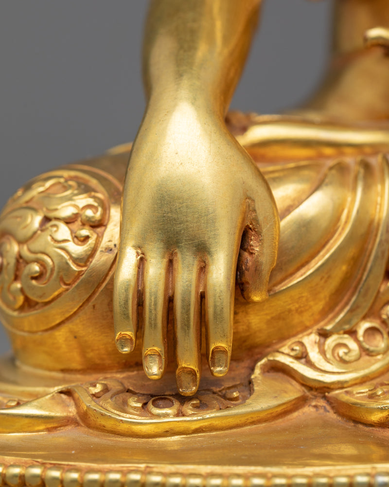 Serene Shakyamuni Buddha Statue | Handcrafted Meditation Companion