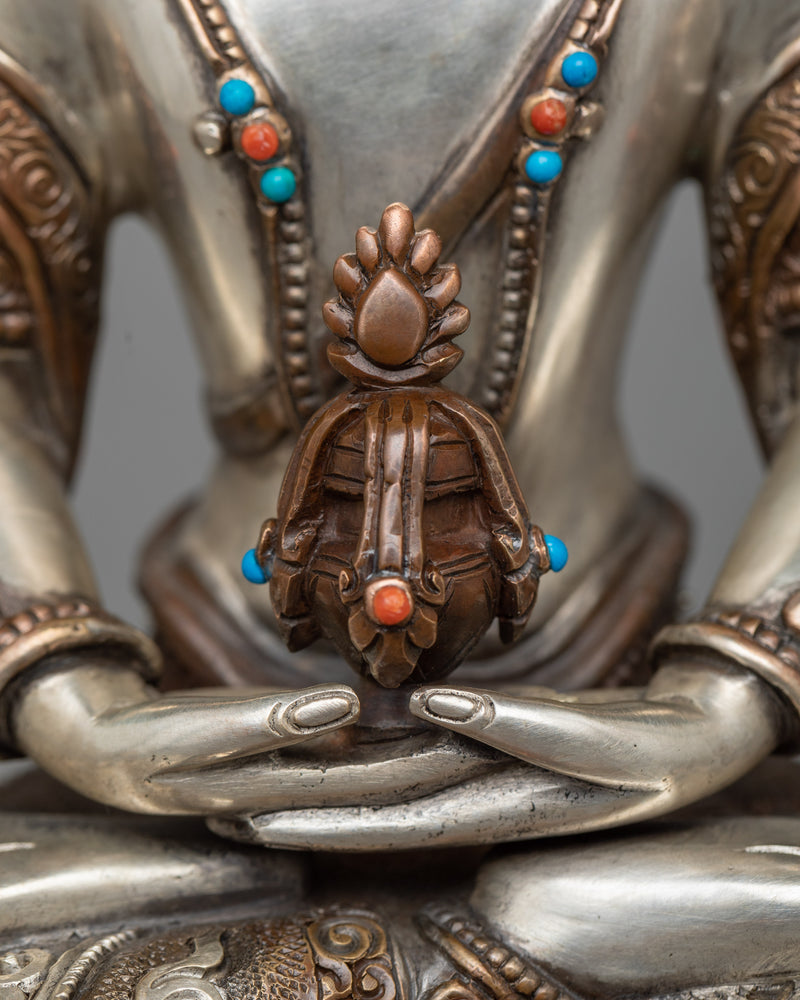 Eternal Amitayus Handmade Statue | Beacon of Longevity and Wisdom