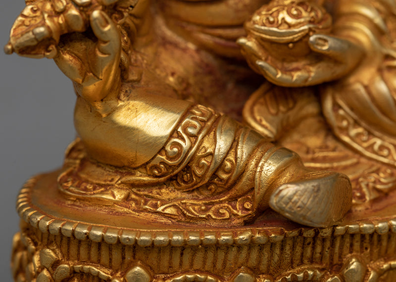 Sacred 16cm Guru Rinpoche Statue | Embodiment of Tantric Mastery