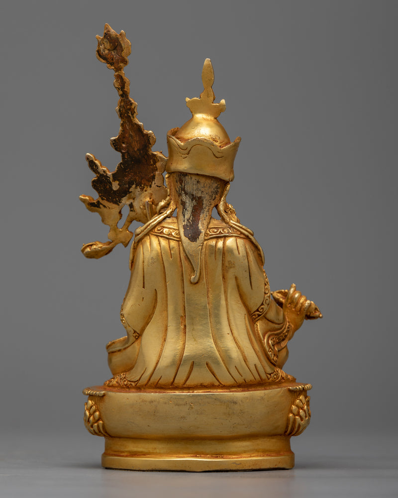 Sacred 16cm Guru Rinpoche Statue | Embodiment of Tantric Mastery