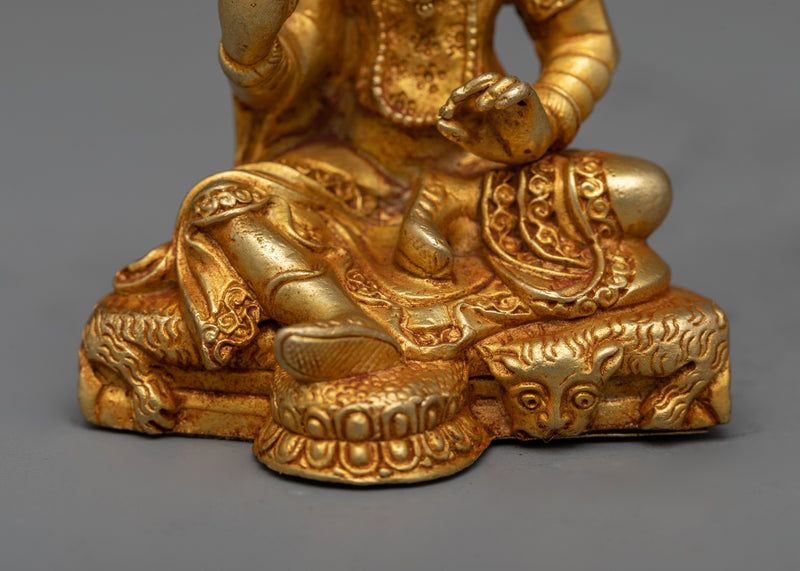 Sacred Ensemble: Guru Rinpoche and His 8 Manifestations | Spiritual Journey in Gold