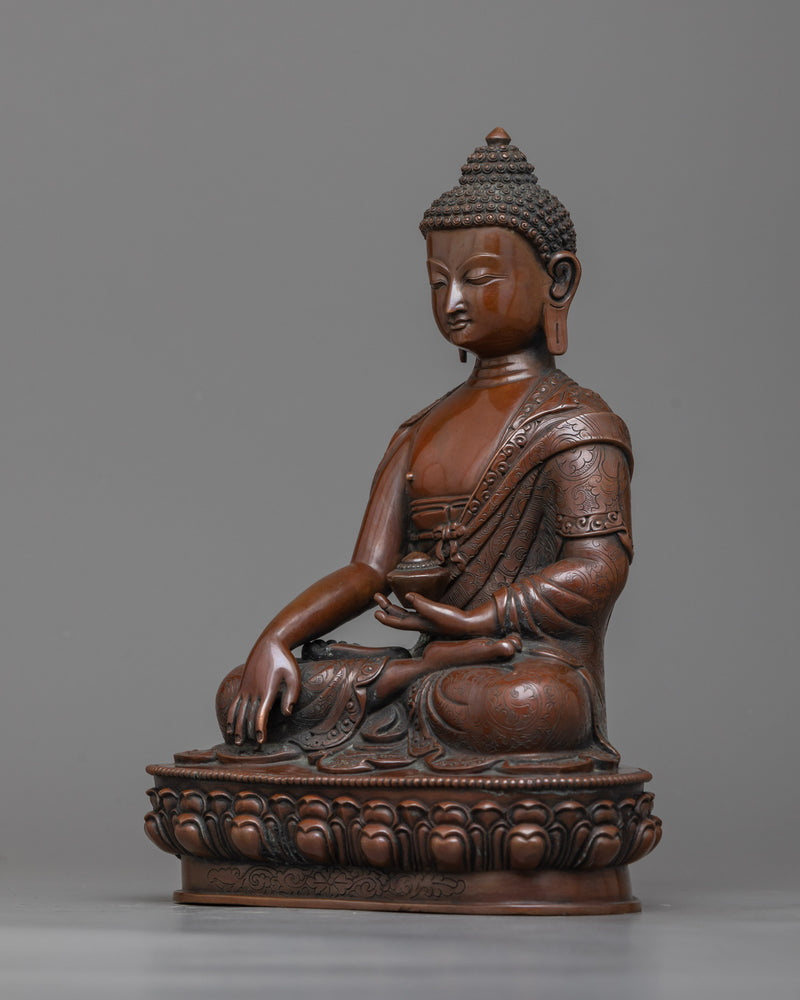 shakyamuni-buddha-brown statue