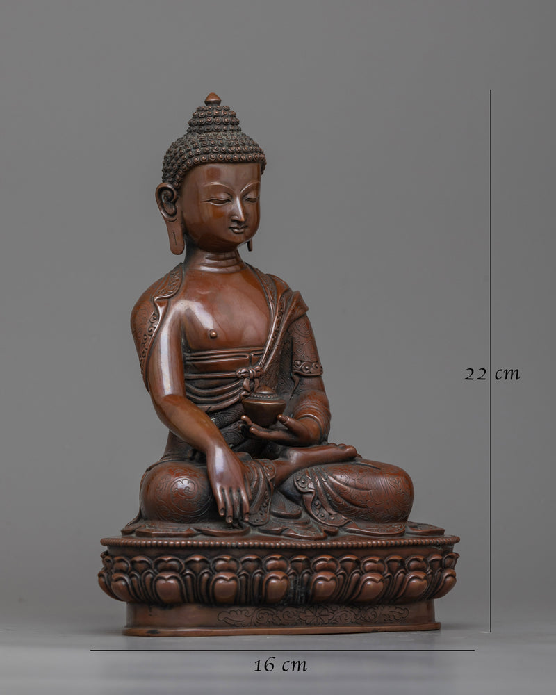 shakyamuni-buddha-brown statue