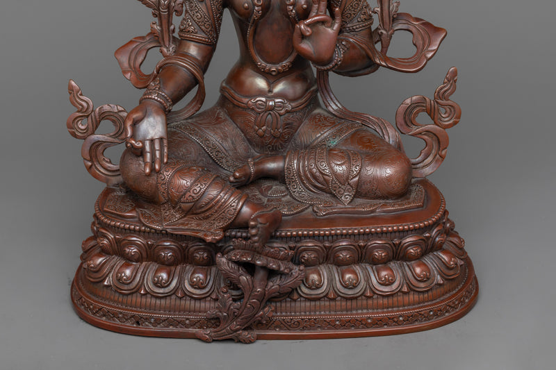 Green Tara Maa Statue | Elevate Your Sacred Space