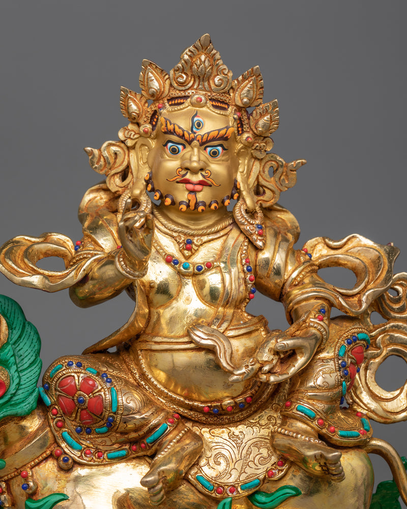 Opulent Wealth Deity Namtoshe Statue | Beacon of Prosperity and Generosity