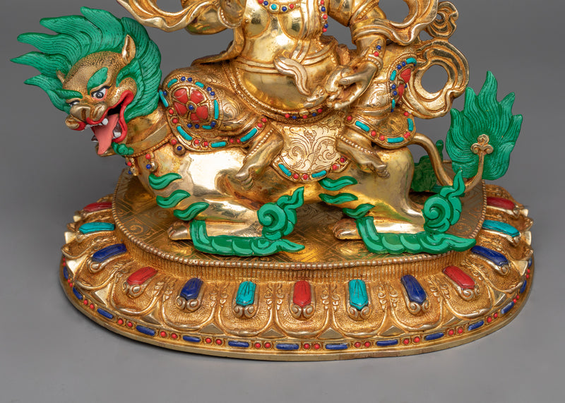 Opulent Wealth Deity Namtoshe Statue | Beacon of Prosperity and Generosity