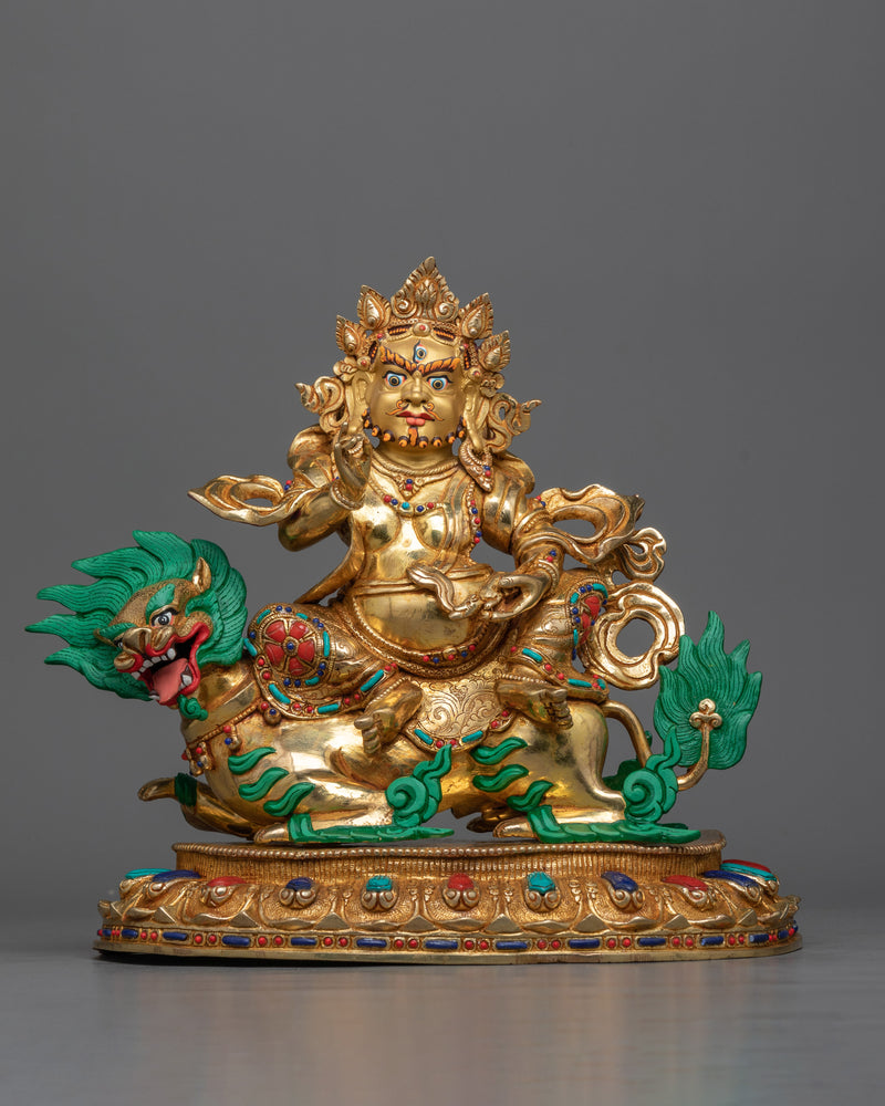 Opulent Wealth Deity Namtoshe Statue | Beacon of Prosperity and Generosity