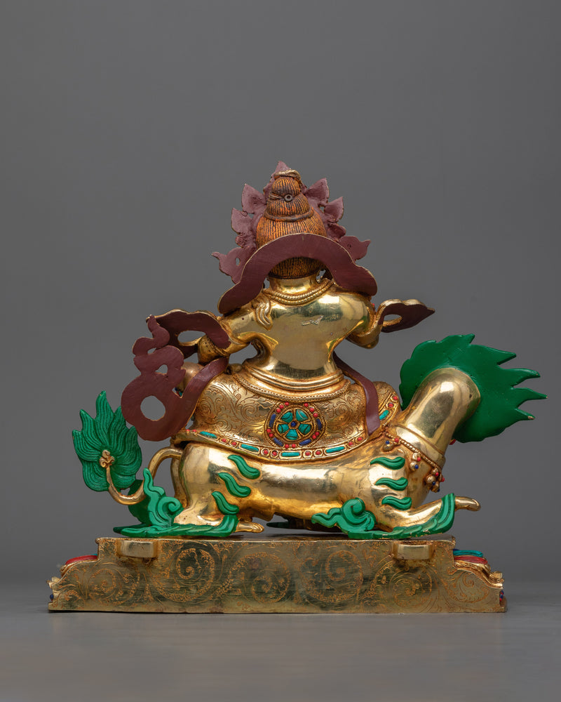 Opulent Wealth Deity Namtoshe Statue | Beacon of Prosperity and Generosity