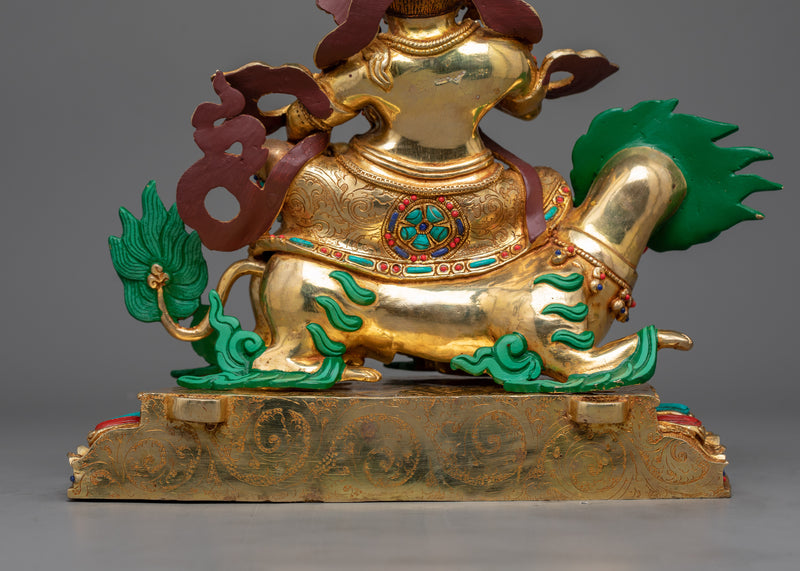 Opulent Wealth Deity Namtoshe Statue | Beacon of Prosperity and Generosity