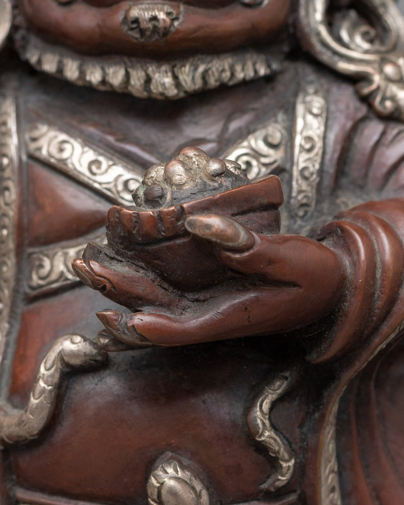 Fierce Mahakala Bernagchen Oxidized Sculpture | Guardian of the Dharma