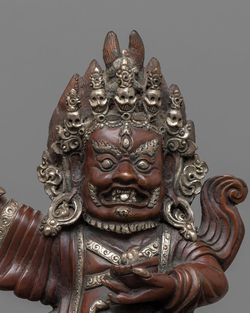 mahakala-bernagchen-oxidized sculpture