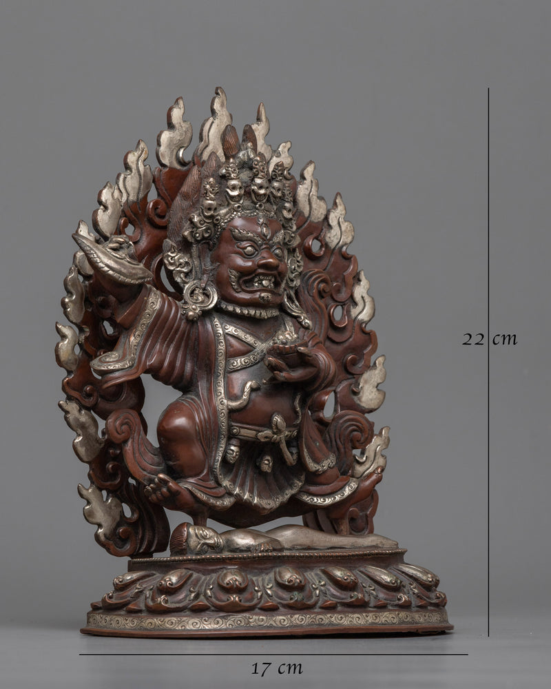 mahakala-bernagchen-oxidized sculpture