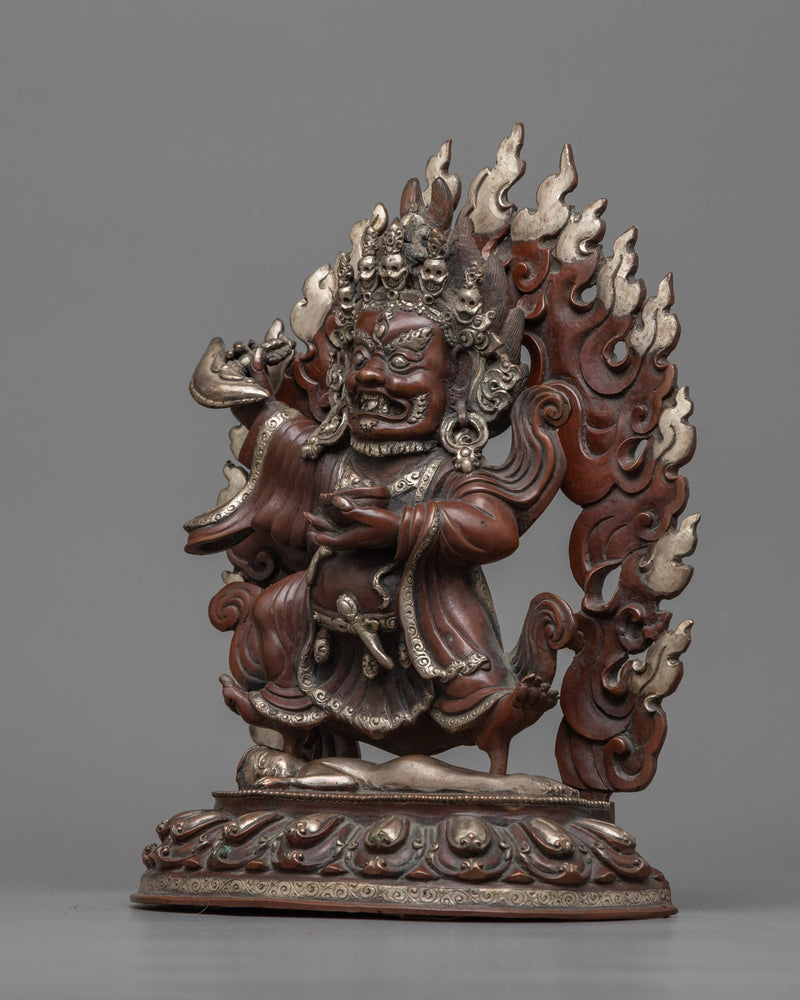 mahakala-bernagchen-oxidized sculpture